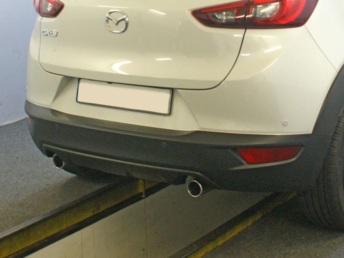Anhängerkupplung für Mazda CX-3 2015- Ausf.: V-abnehmbar 45 Grad
