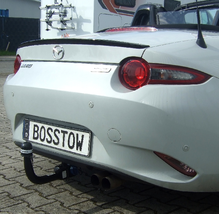 Anhängerkupplung für Mazda MX 5, RF Heckträgeraufnahme, nur für Heckträgerbetrieb, Montage nur bei uns im Haus 2018- Ausf.: V-abnehmbar