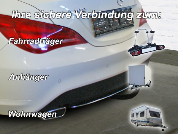 Anhängerkupplung für Mercedes CLA C117, Coupe 2013-2019 Ausf.: V-abnehmbar
