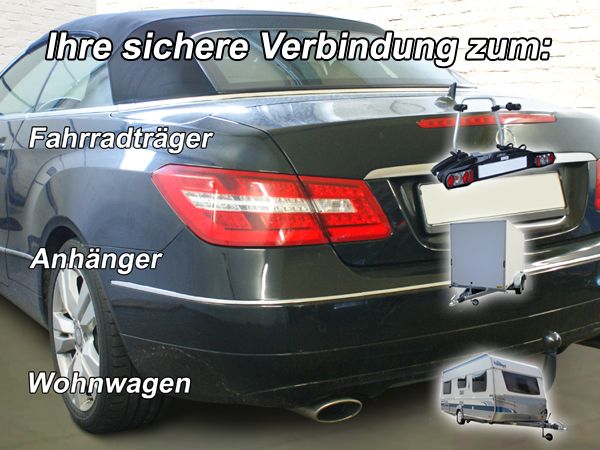 Anhängerkupplung für Mercedes E-Klasse Coupe, Cabrio, C207, A207 2009- Ausf.: V-abnehmbar