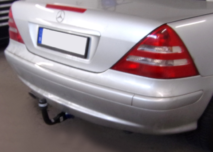 Anhängerkupplung für Mercedes SLK R170, nur für Heckträgerbetrieb, Montage nur bei uns im Haus 1996- Ausf.: V-abnehmbar