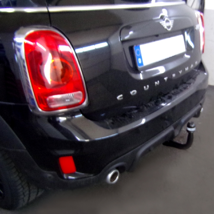 Anhängerkupplung für MINI Countryman F60 Countryman, spez. JCW John Cooper Works ALL4, Fzg. mit Anhängelastfreigabe 2017- Ausf.: V-abnehmbar