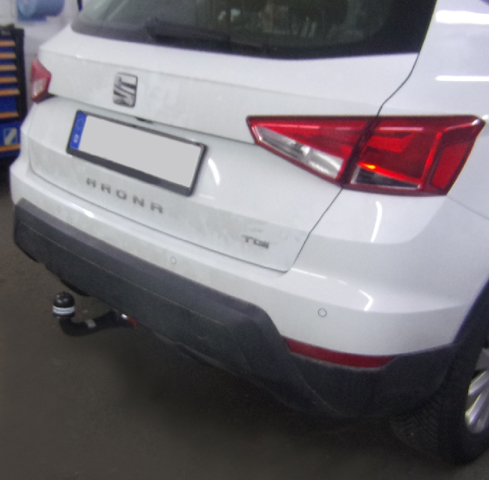Anhängerkupplung für Seat Arona spez. CNG, nur für Heckträgerbetrieb 2017-2021 Ausf.: V-abnehmbar