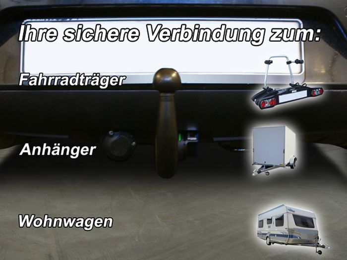 Anhängerkupplung für Seat Exeo ST Sport Tourer 2009-2013 Ausf.: V-abnehmbar