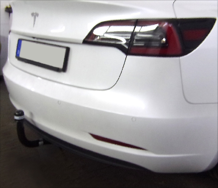 Anhängerkupplung für Tesla Model 3 Heckträgeraufnahme, nur für Heckträgerbetrieb, Montage nur bei uns 2020-2024 Ausf.: V-abnehmbar