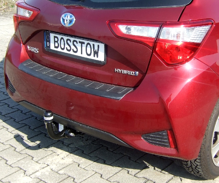 Anhängerkupplung für Toyota Yaris Fließheck, speziell Hybrid, nur für Heckträgerbetrieb 2014-2020 Ausf.: V-abnehmbar
