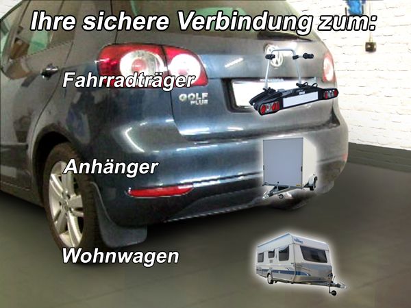 Anhängerkupplung für VW Golf VI Plus 2008-2012 Ausf.: V-abnehmbar