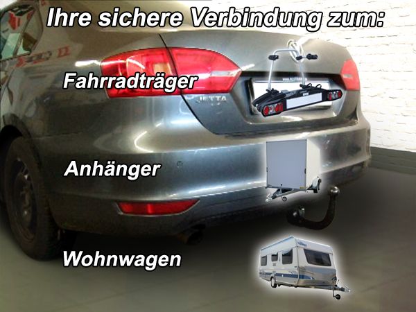 Anhängerkupplung für VW Jetta IV 2011-2014 Ausf.: V-abnehmbar