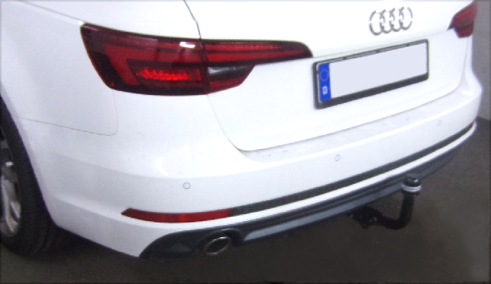 Anhängerkupplung für Audi A4 Avant nicht Quattro, nicht RS4 und S4, speziell S-Line 2015-2024 Ausf.: V-abnehmbar